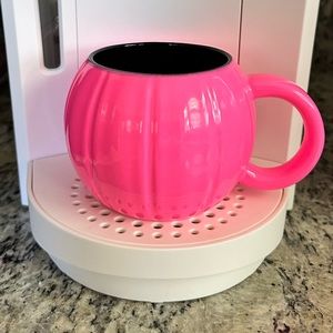 Starbucks Neon Pink Pumpkin Mug